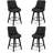 Malakeh Swivel Upholstered Counter Stool with Solid Wood Frame-100865018-100865017