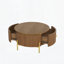 Table basse moderne avec 2 grands tiroirs de rangement Modern-628384558-628384556