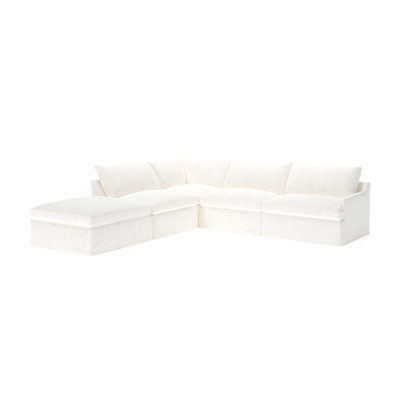 Wrenley 5-Piece Slipcovered Modular Sectional by Birch Lane