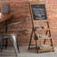 3-Tier Manufactured Wood Freestanding Chalkboard