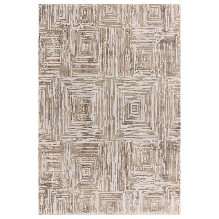 Brenetta Geometric Shapes Area Rug