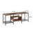 Pursley Industrial TV Stand for TVs up to 55 Inch, Brown Entertainment Center with Storage Shelves, Rustic Media TV Console Table for Living Room, Bedroom, or Gaming Room-2040188491-2040188490