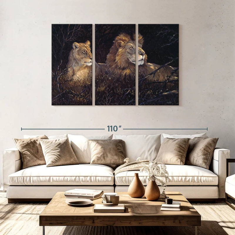Brampt In Deep Shadows, 48" H x 74" W
