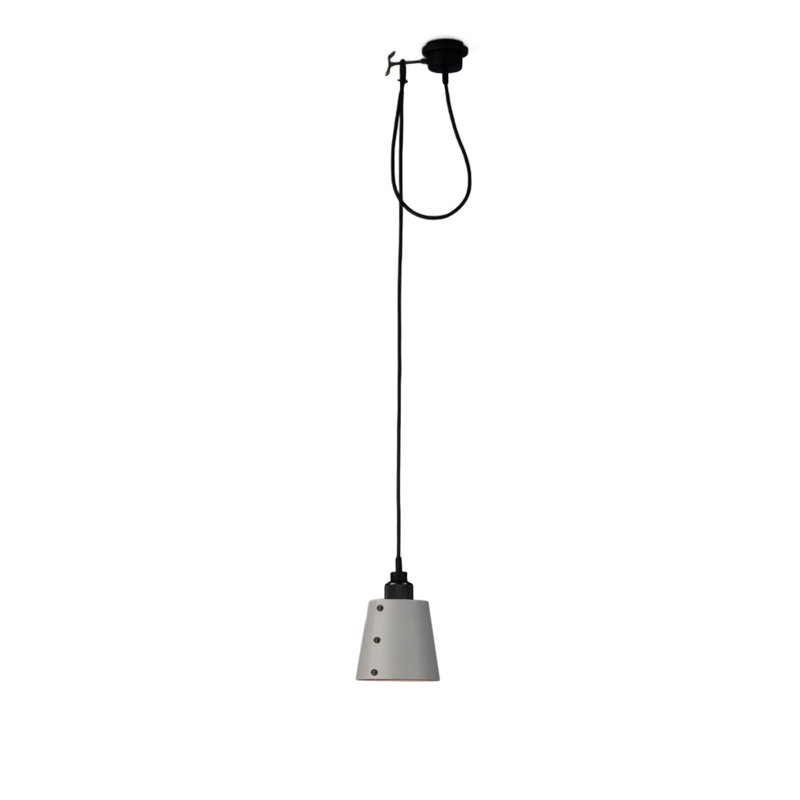 Cross Knurl 1 - Light Pendant, Stone, Bronze