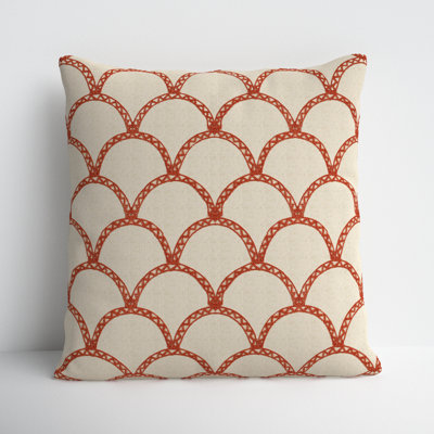 Cedartown Embroidered Linen Pillow Cover