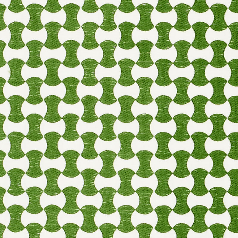 Tissu de broderie Nolita, Vert
