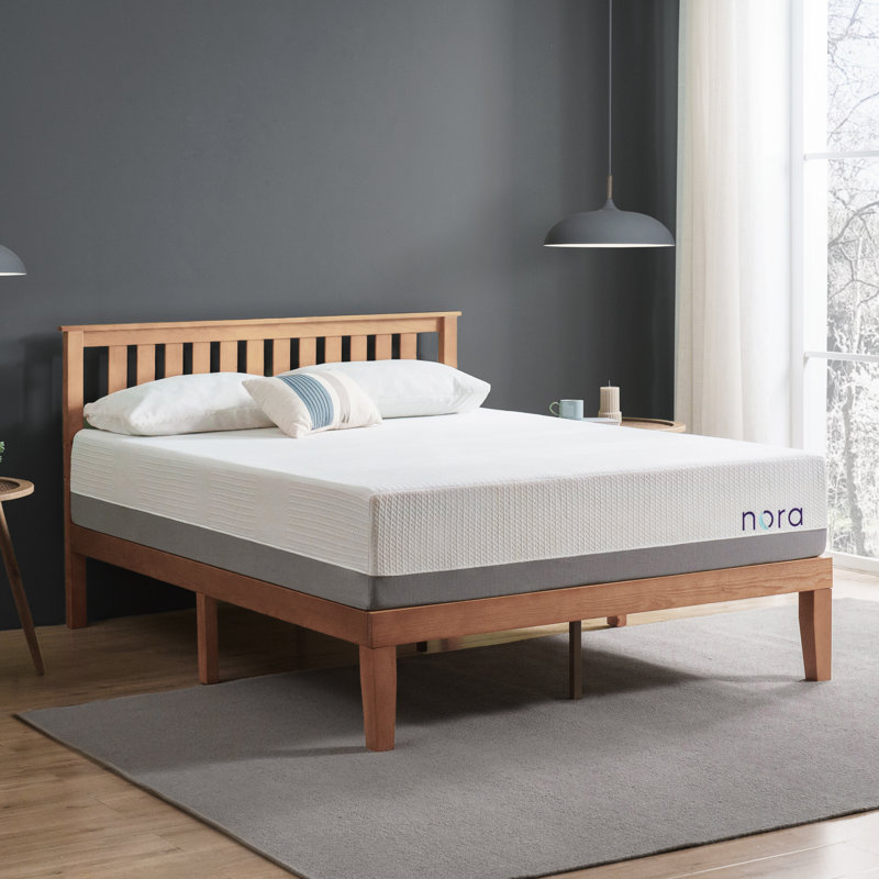 Nora Medium Cooling Gel Memory Foam Mattress with Cooling Cover, Queen, 12"