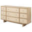 Commode moderne à 9 tiroirs pour le rangement de la chambre à coucher