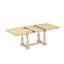 Table de salle à manger extensible avec tréteaux 6 pièces Traditional-1086942531-1086942528
