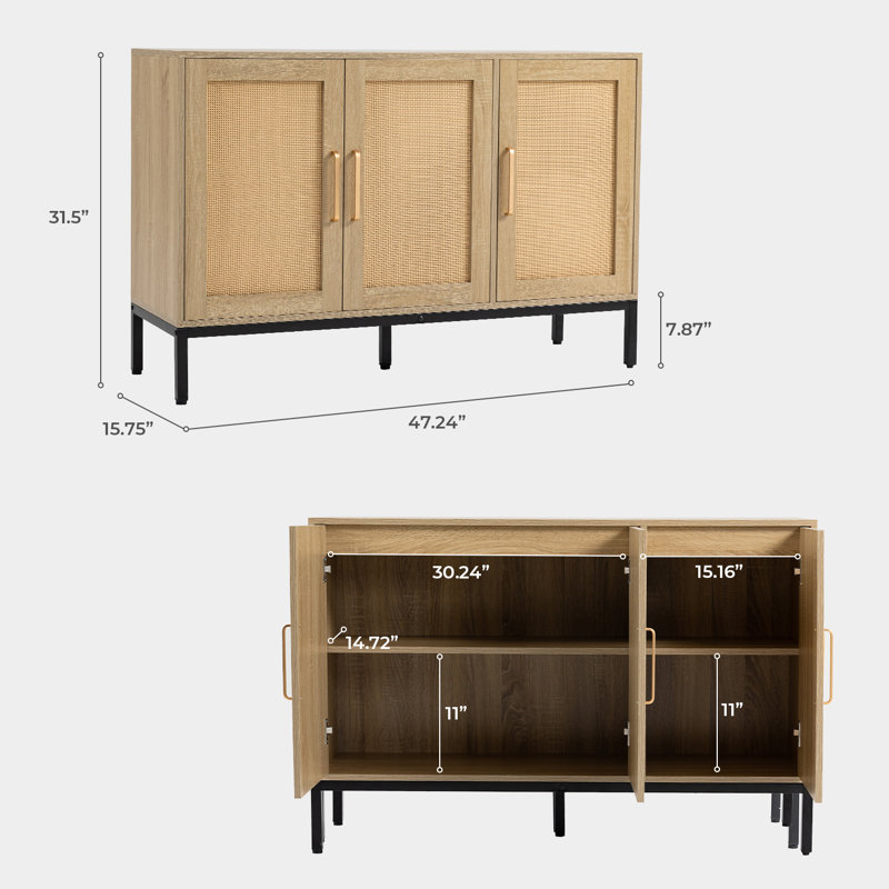 Buffet 47,24 po Amenata, Chêne