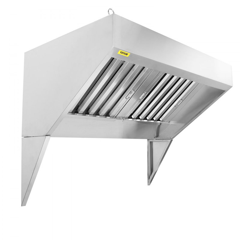 Hotte commerciale, hotte pour camion alimentaire 4 pi, concession en acier inoxydable 201