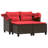 48.4'' Wide Rectangle Patio Sofa with Cushions-97884546