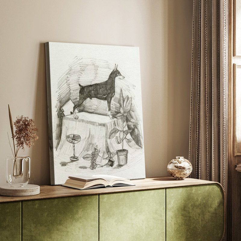 A Gentleman III - galerie sur mesure, H 18 po x l 12 po