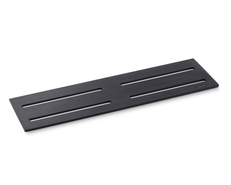 Tablette de niche de douche Wedi, Noir mat
