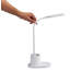Lampe de bureau blanche 13,39 po avec USB