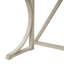 Ensemble de table de salle à manger à hauteur de comptoir avec ports USB, blanc pur, bois massif, 3 pièces, peu encombrant