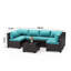 Canapé modulaire en U 7 pièces avec coussins Hanshaw-763930761