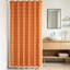 Rideau de douche en lin à carreaux Boho Farmhouse Classic-1264048406