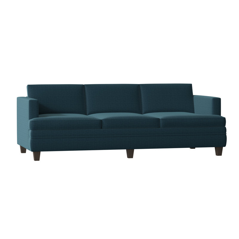 Todd Sofa, Sachi Wheatgrass, Brown Mahogany