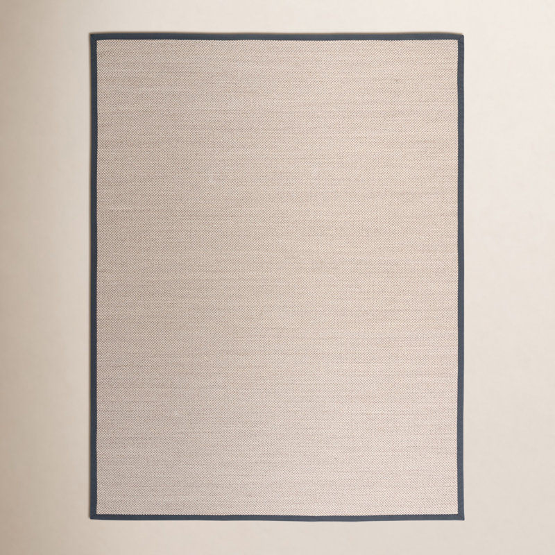 Crissi Auckland Sisal Marble/Dark Gray Area Rug, Rectangle 8' x 10'