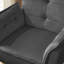 Fauteuil rembourré avec repose-pieds Vaishal-89242794