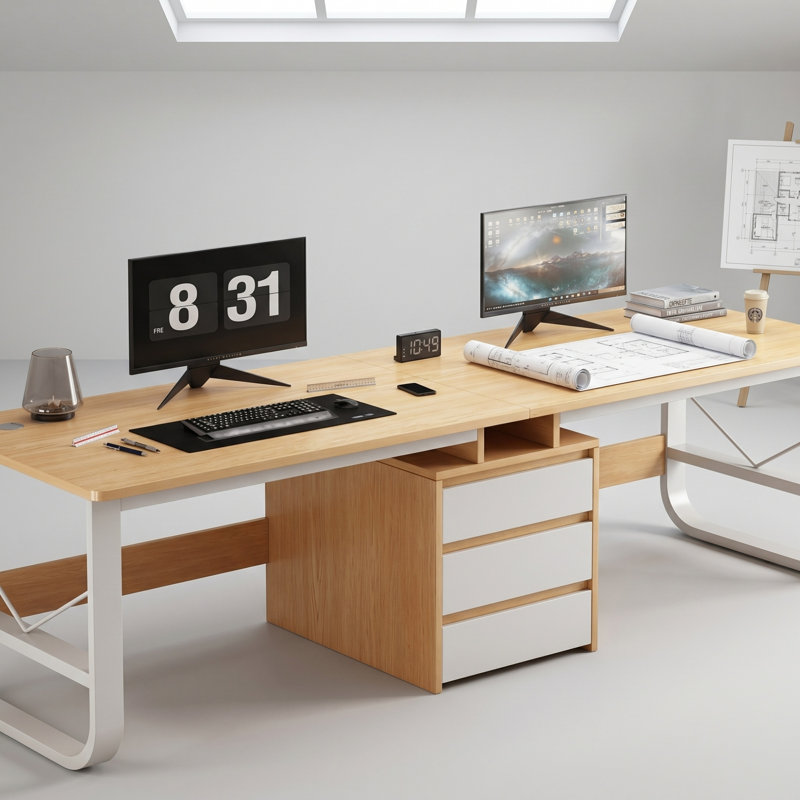 Bureau moderne et minimaliste