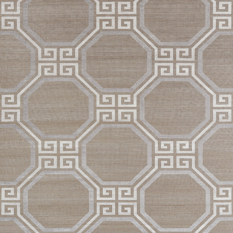 Octavia Sisal Wallpaper, Quartz