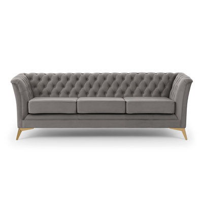 Whitby 3 Seater Velvet Sofa