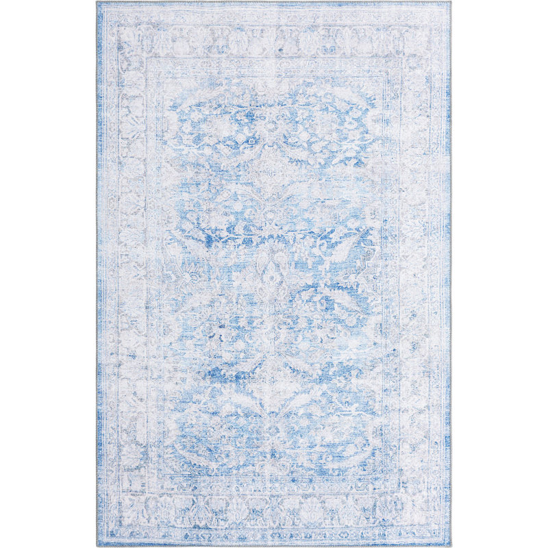 Alush Chenille Oriental Indoor Rug, Rectangle 5' x 8'