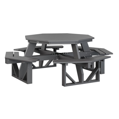 Outdoor Octagon Picnic Table
