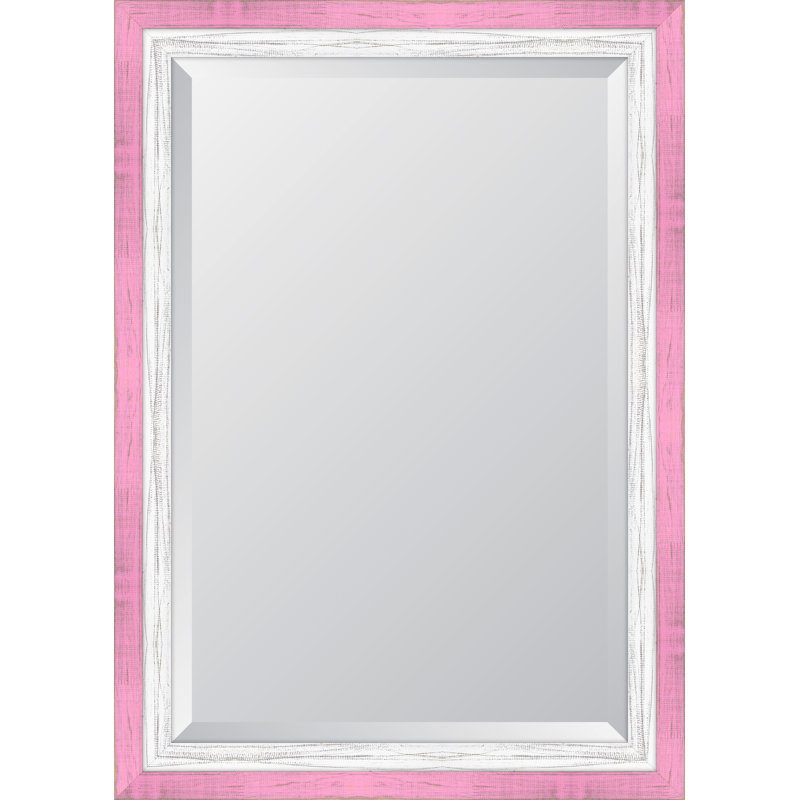 Miroir mural Brodnax, H 42 po x l 30 po, Rose