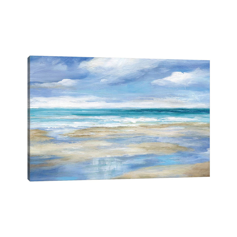 Washy Coast I by Nan - Painting on Canvas, 66.04 cm H x 45.72 cm W x 1.91 cm D, Wrapped Canvas