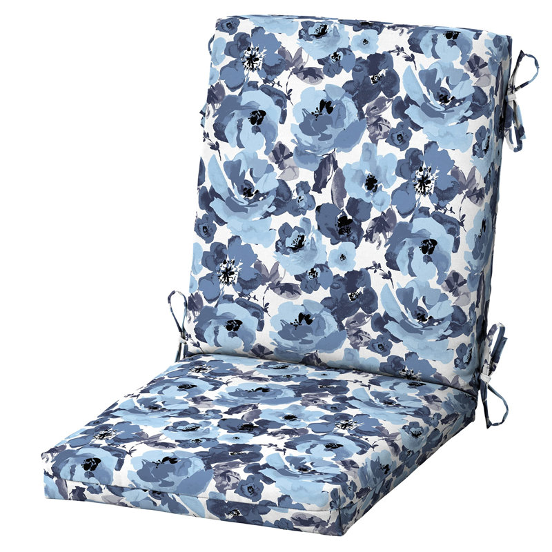 Coussin de chaise d'extérieur 3,5 po ARDEN, H 3,5 po x l 20 po x P 20 po, Rubis Clarissa
