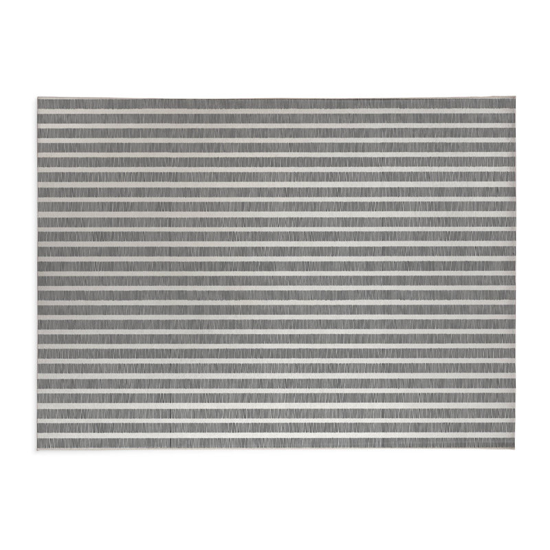 Comb Row Non-Slip Outdoor Rug, Rectangle 5' x 7'