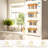 Magnetic Spice Rack Set for Fridge, Wooden Shelf with Storage Tubes and Labels-2003240545