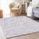 Premium Machine Washable Prisco Lavender Rug