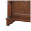 Console rétro de 40 pouces avec tablette de rangement, canapé en bois de pin espresso clair pour entrée, salon et couloir avec tablettes réglables
