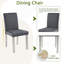 Ensemble de table de salle à manger 5 pièces en bois avec table carrée et 4 chaises rembourrées, avec décoration en cristal pour une expérience culinaire améliorée
