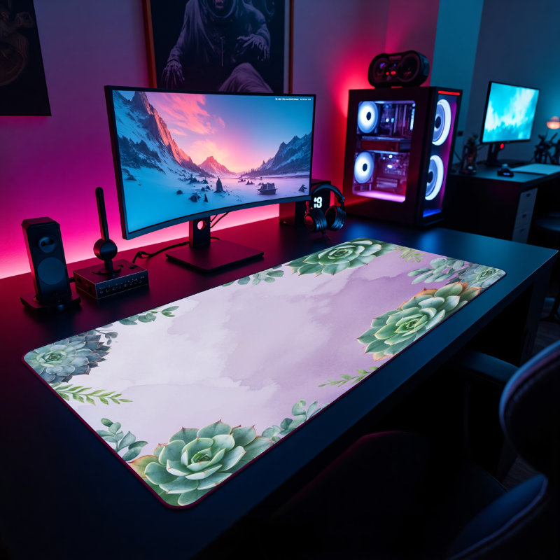 Polyester Desk Pad, 23.6x13.8