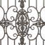 Décoration murale en bois et métal H 71 po Christos