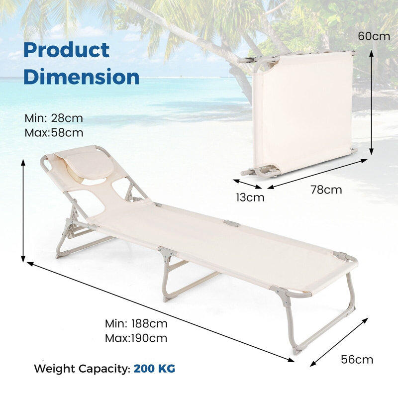 Chaneka 74.01cm Long Reclining Single Chaise