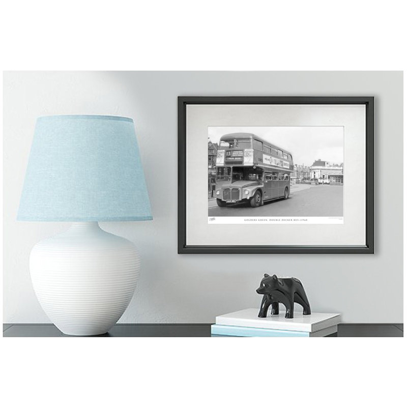 Golders Green, Double Decker Bus C1960 by Francis Frith - Single Picture Frame Print, 60cm H x 80cm W x 2.3cm D