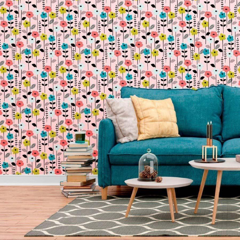 Rouleau de papier peint adhésif doux L 126 po x l 24 po