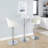 Clear Adjustable Contemporary Bar Table