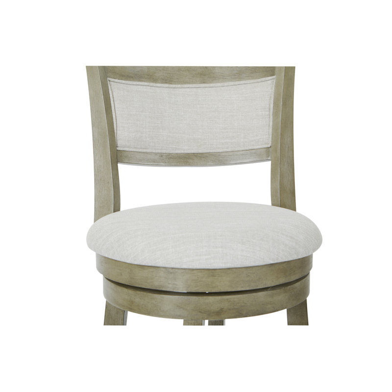 Tabouret tournant 30,5 "Saul, Gris Antique / Gris