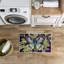 Tapis de bain et tapis de bain en peluche Midnight Butterfly Garden, par Nicole Tamarin, 18 po x 30 po-67852356