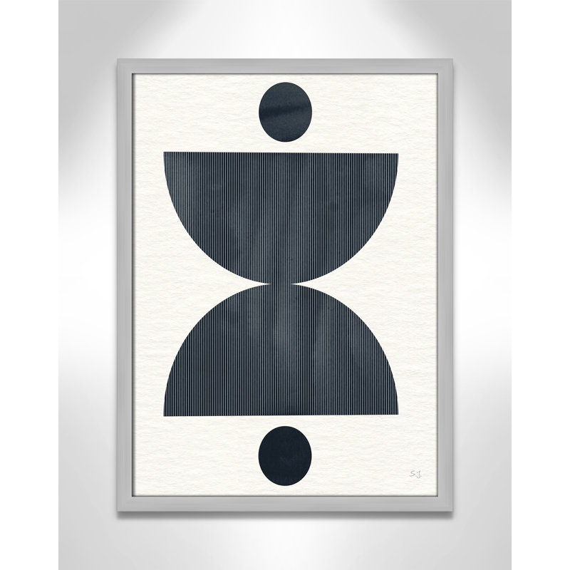 Eclipse II by Susan Jill, 23" H x 17" W x 0.75" D, Matte Silver Framed