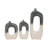 Ilariana Stoneware and Ceramic Vase with Sculptural Open Silhouette and Modern Art-Inspired Design Element or Decorative Display on Shelves or Tabletops in Contemporary Interiors-93456885