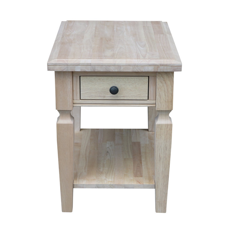 Table de bout avec rangement Briseno, Inachevé