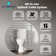 MaceratingFlo 750W Macerating Toilet System, Compact Basement Upflush Toilet with Extension Pipes